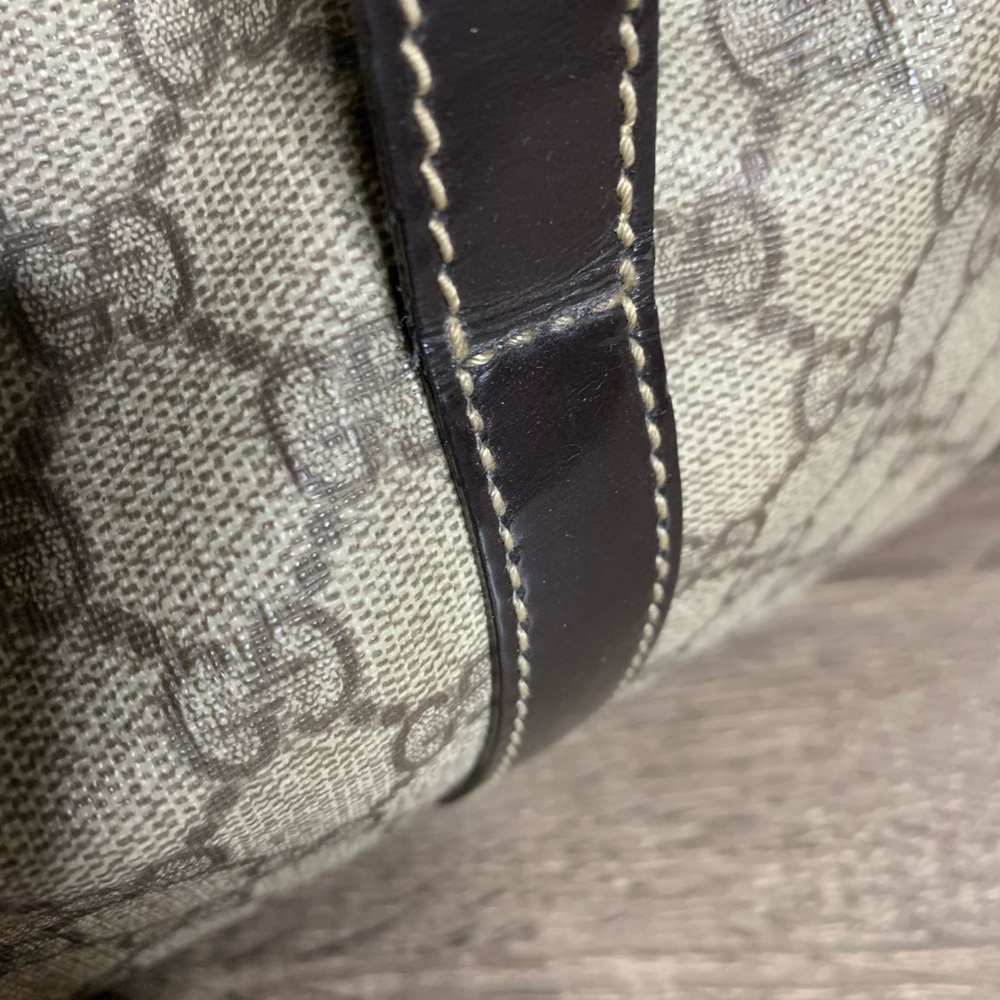 ❤️❤️Sold❤️❤️Gucci mono Pvc leather hobo bag - Picture 11 of 12